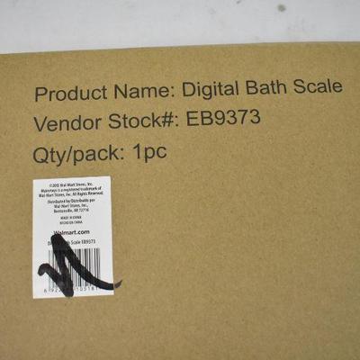 Digital Bath Scale - New, Open Box