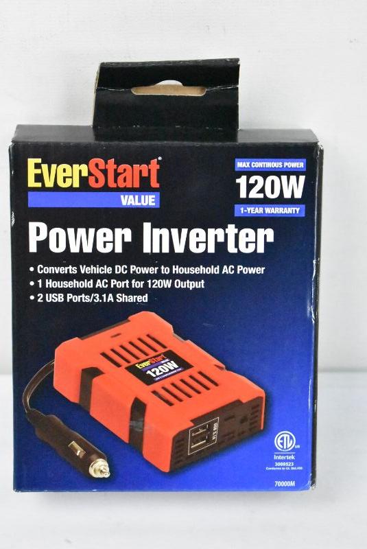 EverStart 120W Power Inverter New