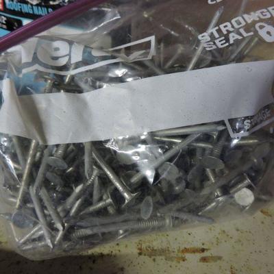 Large Collection of Roofing Nails