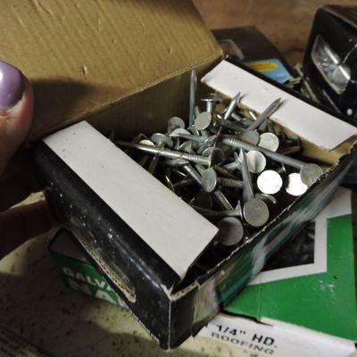 Large Collection of Roofing Nails