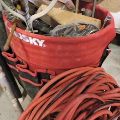 Work Bucket with Organizer, filled with Tools!