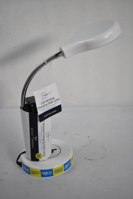 Mainstays led wireless charging desk lamp sales