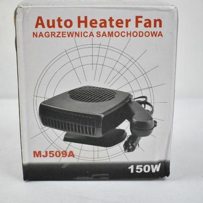 150W Auto Heater Fan - New