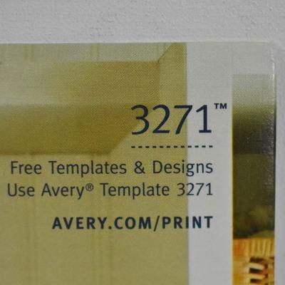 Avery Fabric Transfers: 2 Packages, 6 Sheets Each - New, Sealed