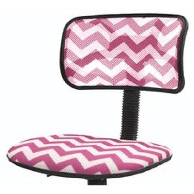 Printed Mesh Chair, Pink Chevron - New