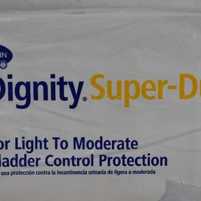Dignity Super-Duty Bladder Control Protection, 2 Packages of 25 Pads Each - New