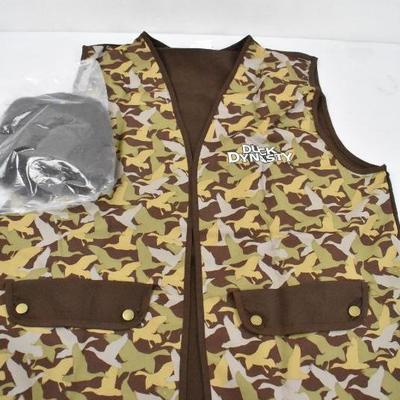 Duck Dynasty Adult Costume, One Size Fits Most (adjustable size vest) - New