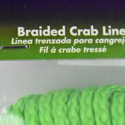 4 packages Braided Crab Line, Bright Green Danielson Shellfish, 48' each - New