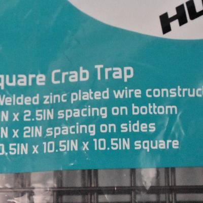 Hurricane South Bend Salt Tackle Square Crab Trap - New