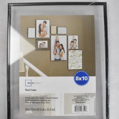 Mainstays 8x10 Float Picture Frame, Set of 6 - New