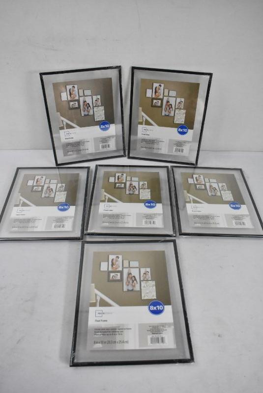 Mainstays 8x10 Float Picture Frame, Set of 6 New