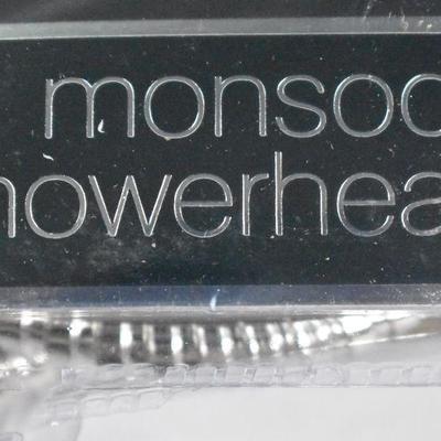 Monsoon Shower Head with 3 Functions. Open Package - New