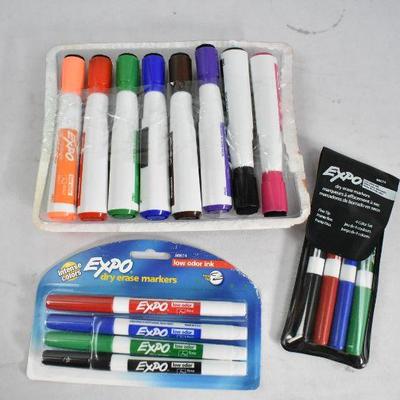 16 pc Expo Dry Erase Markers - New