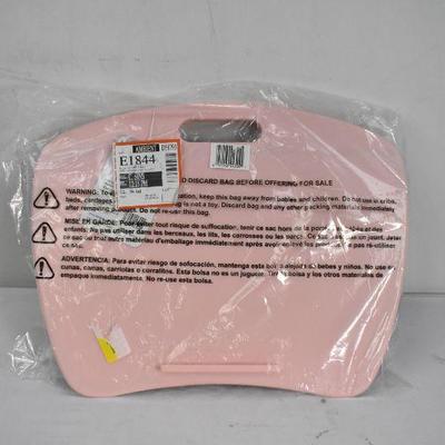 LapGear LapDesk, Light Pink with Cushion and Handle - New