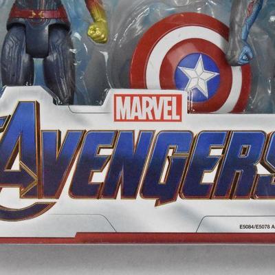 Marvel Avengers: Endgame Captain America Captain Marvel 2-pack - Bent Box - New