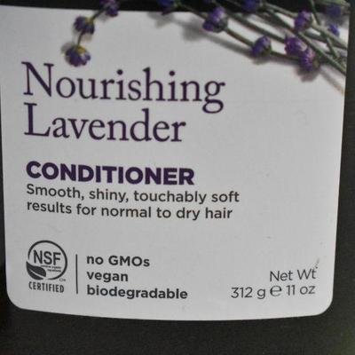3 pc Avalon Organics: Lemon & Rosemary Hand Soap & Lavender Conditioner - New