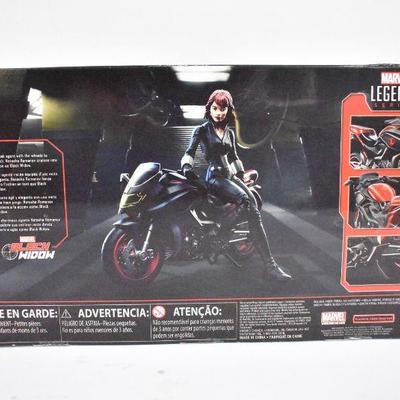 Marvel Legends Series Black Widow with Motorcycle - New