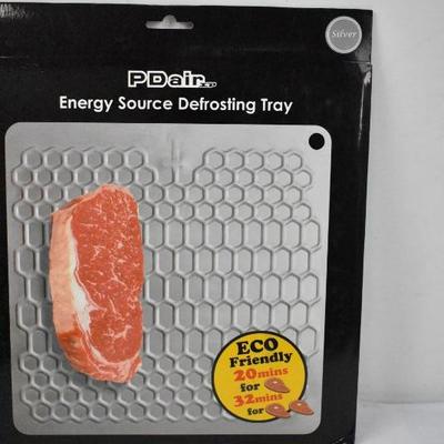 Energy Source Defrosting Tray, Silver - New