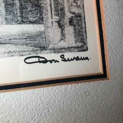 Etching of the Princeton Arches