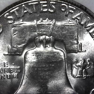 1955-P Franklin Silver Half Dollar Fine Quality Coin