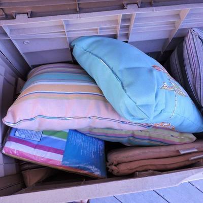 Collection of Outdoor Cusions and Pillows