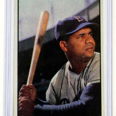 Roy Campanella Bowman #46 1953 - REPRINT Baseball Card 1986 Baseball Cards Magazine
