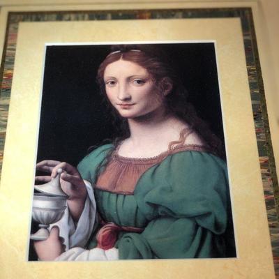 Print of Two Renaissance Ladies 