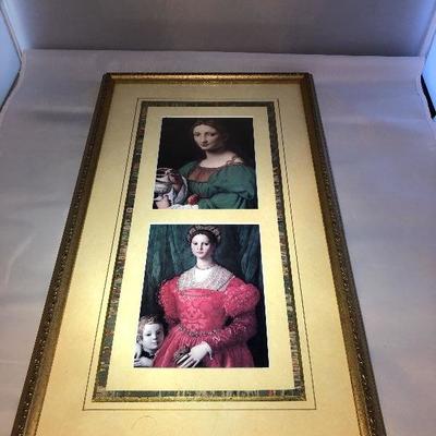 Print of Two Renaissance Ladies 