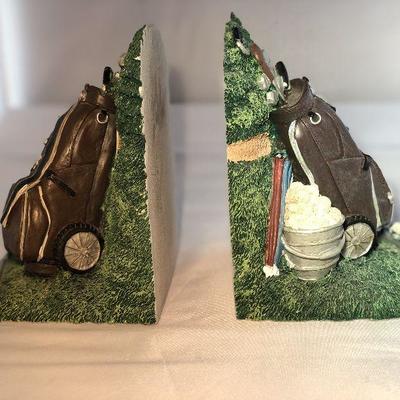 Golf Book Ends