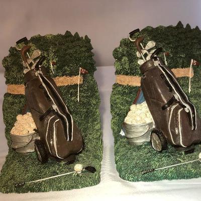 Golf Book Ends
