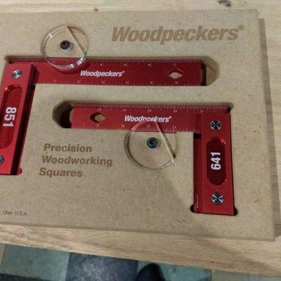 Woodpeckers Precision Woodworking Squares #851 and #641
