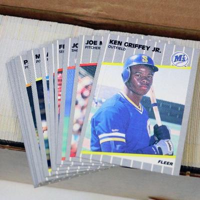 1989 FLEER Baseball FACTORY COMPLETE SET 1-660 with Ken GRIFFEY Jr Rookie Card