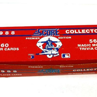 1988 SCORE BASEBALL FACTORY COMPLETE SET 660 CARDS + 56 TRIVIA CARDS - NEW/MINT
