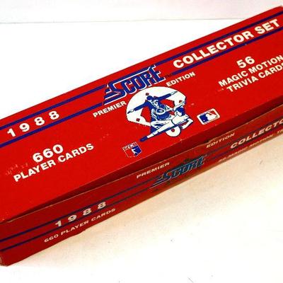 1988 SCORE BASEBALL FACTORY COMPLETE SET 660 CARDS + 56 TRIVIA CARDS - NEW/MINT