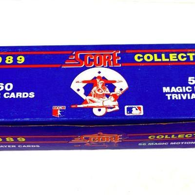 1989 SCORE BASEBALL FACTORY COMPLETE SET 660 CARDS with CRAIG BIGGIO Rookie Card