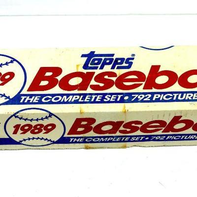 1989 TOPPS BASEBALL FACTORY COMPLETE SET 792 CARDS with Randy JOHNSON Rookie Card