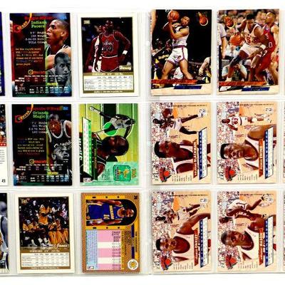 BASKETBALL STARS 18 CARDS SET - PATRICK EWING Reggie Miller Gary Payton SHAQ O'NEAL