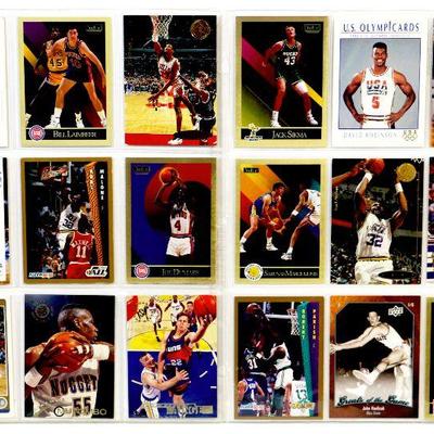 BASKETBALL STARS 18 CARDS SET - DAVID ROBINSON Charles Oakley Karl Malone JEFF HORNACEK