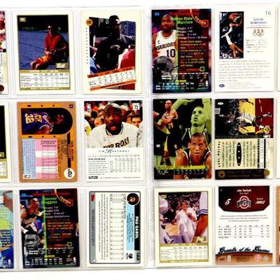 BASKETBALL STARS 18 CARDS SET - DAVID ROBINSON Charles Oakley Karl Malone JEFF HORNACEK