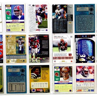 NFL STARS FOOTBALL CARDS SET OF 18 - CRIS CARTER DAN MARINO MICHAEL IRVIN JIM KELLY