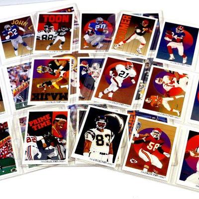 NFL STARS FOOTBALL CARDS SET OF 27 - JOHN ELWAY DERRICK THOMAS AL TOON BO JACKSON
