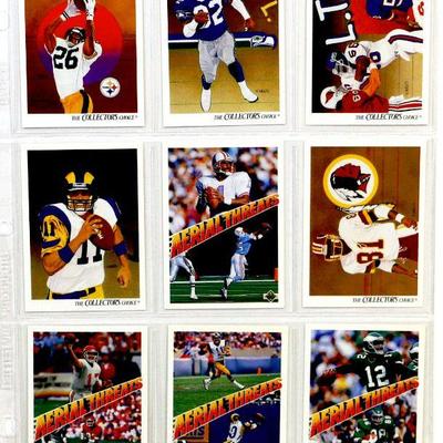 NFL STARS FOOTBALL CARDS SET OF 27 - JOHN ELWAY DERRICK THOMAS AL TOON BO JACKSON