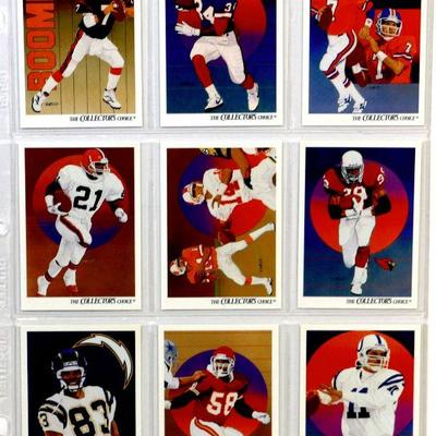 NFL STARS FOOTBALL CARDS SET OF 27 - JOHN ELWAY DERRICK THOMAS AL TOON BO JACKSON