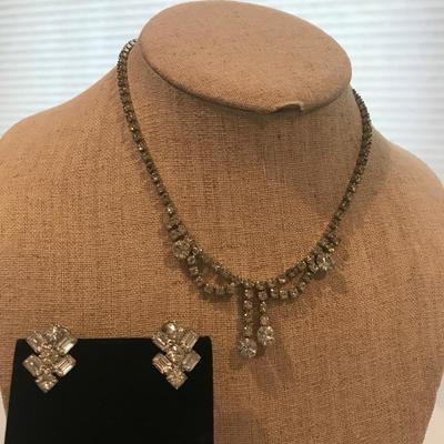 Lot 103 - Vintage Fashion Jewelry with Sterling Bracelet