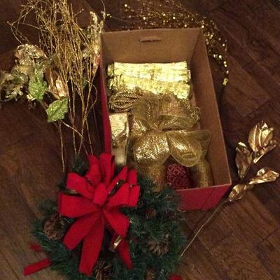 Christmas Swags, Wreaths, & Ribbon