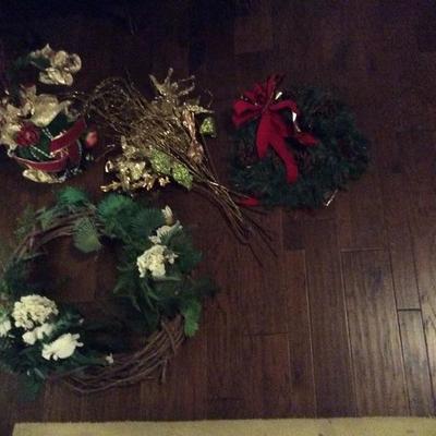 Christmas Swags, Wreaths, & Ribbon