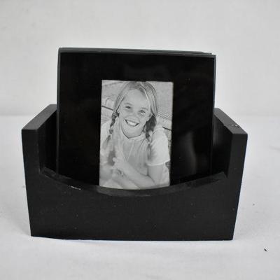 4 Photo Frame Glass Coasters For 2