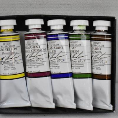 5 Color Watercolor Set - $20 Retail, Looks Barely Used