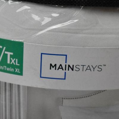 Mainstays Twin/Twin XL Down-Alternative Comforter, White