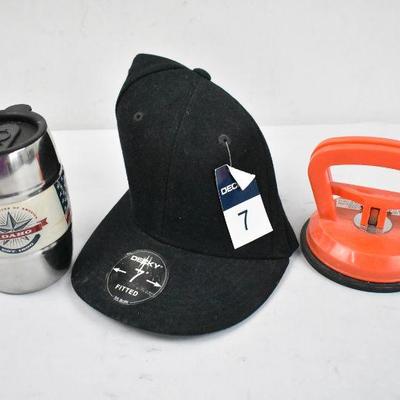 Idaho Mug, Fitted Baseball Hat, Glass Suction Plate